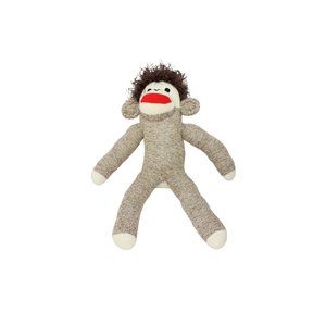 Sock Monkey w/ Hair Darwin & Linc Full Head 90389